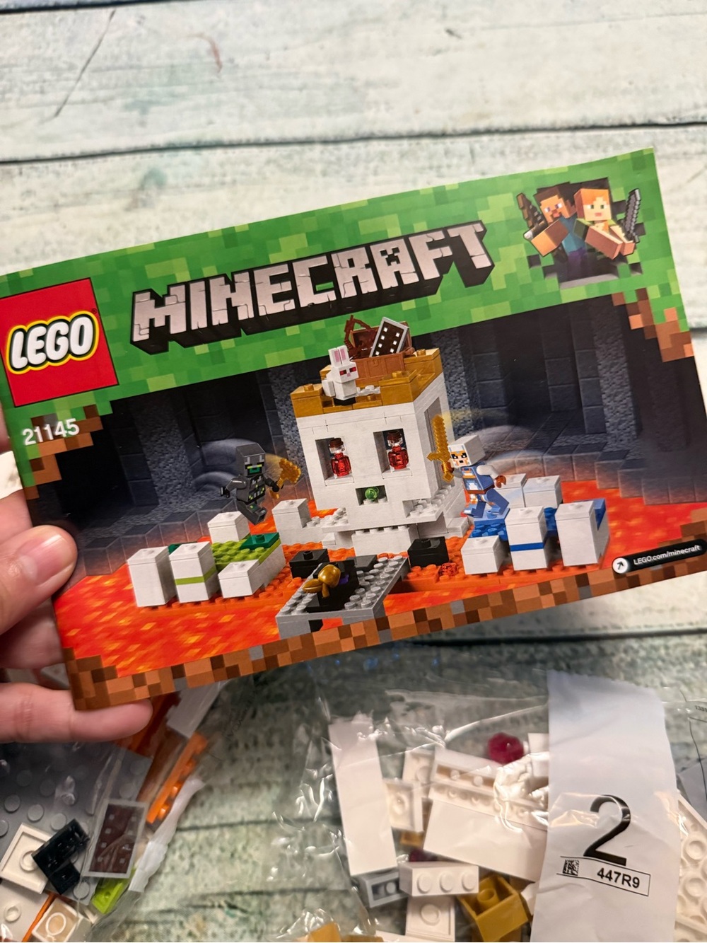 Retired new without box LEGO Minecraft The Skull Arena 21145.